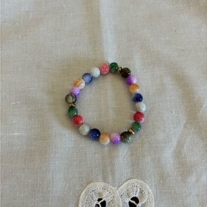 Beaded Rainbow Crystal Bracelet